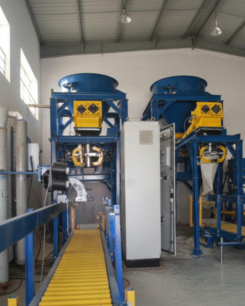 ndus Powder Bagging Machines are engineered for precision weighing and dust-free packing of powder materials into various bag types.