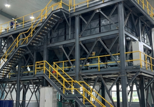 Weigh Batching System The Indus Weigh Batching System is a fully automated, PLC-controlled solution designed for accurate proportional mixing of two or more ingredients by weight.